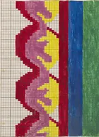 An illustration from [Weaving design book] (1890)