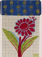 An illustration from [Weaving design book] (1890)