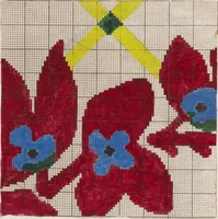 An illustration from [Weaving design book] (1890)