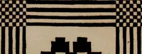 An illustration from Nützliches in lauter auserlesenen, wohl-approbirt- und meistentheils neu-inventirten Mustern bestehendes, Weber-Bild-Buch : als, zwey und siebenzig gesteinten Zeichnungen, von 15. bis auf 40. schäfftig und 32. Stück 16. und 20. schäfftigen Hin- und Wieder-Mödel, auch allerhand der nettesten Gattung von roth-gestreifften Arbeiten, sammt denen dazu gehörigen Zügen und Schnürungen : ingleichen allerhand nöthigen Bildern, auch Doppel-Kellisch, und einer Art von den Damast-Boden, 8. Flügel auf einen Bruch : dann eine Anweisung, wie sich diese Art Züg und Bilder zu halben Brüchen theilen, zerlegen, auch Doppel-Kellisch-Bilder so, wie man sie zum Gebrauch nöthig, selbst versetzen und verändern kan : wobey auch einer jeden Gattung insonderheit eine schrifftliche Anleitung voran gedruckt worden (1740)