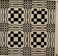 Picture 6 of 131 from Nützliches in lauter auserlesenen, wohl-approbirt- und meistentheils neu-inventirten Mustern bestehendes, Weber-Bild-Buch : als, zwey und siebenzig gesteinten Zeichnungen, von 15. bis auf 40. schäfftig und 32. Stück 16. und 20. schäfftigen Hin- und Wieder-Mödel, auch allerhand der nettesten Gattung von roth-gestreifften Arbeiten, sammt denen dazu gehörigen Zügen und Schnürungen : ingleichen allerhand nöthigen Bildern, auch Doppel-Kellisch, und einer Art von den Damast-Boden, 8. Flügel auf einen Bruch : dann eine Anweisung, wie sich diese Art Züg und Bilder zu halben Brüchen theilen, zerlegen, auch Doppel-Kellisch-Bilder so, wie man sie zum Gebrauch nöthig, selbst versetzen und verändern kan : wobey auch einer jeden Gattung insonderheit eine schrifftliche Anleitung voran gedruckt worden (1740), leaf 24