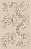 An illustration from Modes et dessins de broderie : Madame d'A... 2d année (1818)