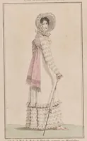 An illustration from Modes et dessins de broderie : Madame d'A... 2d année (1818)