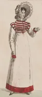 An illustration from Modes et dessins de broderie : Madame d'A... 2d année (1818)
