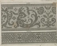 An illustration from Newes Modelbuch in Kupffer gemacht : darinen aller hand Arth newer Mödel von dun, mittel und dick aussgeschnidener Arbeit auch andern kunstlichen Nehwerck zu gebrauchen mit Vleisz inn Druck verfertigt (1604)