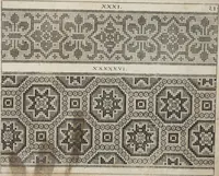 An illustration from Newes Modelbuch in Kupffer gemacht : darinen aller hand Arth newer Mödel von dun, mittel und dick aussgeschnidener Arbeit auch andern kunstlichen Nehwerck zu gebrauchen mit Vleisz inn Druck verfertigt (1604)