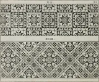 An illustration from Newes Modelbuch in Kupffer gemacht : darinen aller hand Arth newer Mödel von dun, mittel und dick aussgeschnidener Arbeit auch andern kunstlichen Nehwerck zu gebrauchen mit Vleisz inn Druck verfertigt (1604)