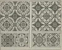 An illustration from Newes Modelbuch in Kupffer gemacht : darinen aller hand Arth newer Mödel von dun, mittel und dick aussgeschnidener Arbeit auch andern kunstlichen Nehwerck zu gebrauchen mit Vleisz inn Druck verfertigt (1604)