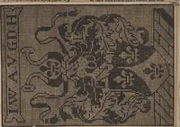 An illustration from New künstlichs Modelbuch : von allerhand artlichen und gerechten Mödeln, auff der laden zuwircken (1589)