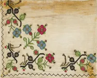 Picture 21 of 86 from [Embroidery sample book] (1800), leaf 12