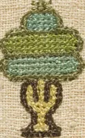 Picture 40 of 86 from [Embroidery sample book] (1800), leaf 19
