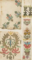 An illustration from [Embroidery sample book] (1800)