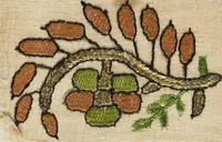 Picture 82 of 86 from [Embroidery sample book] (1800), leaf 32