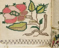 Picture 11 of 86 from [Embroidery sample book] (1800), leaf 9