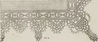 An illustration from Complete guide to the work-table : containing instructions in Berlin work, crochet, drawn-thread work, embroidery, knitting, knotting or macrame, lace, netting, poonah painting, & tatting, with numerous illustrations and coloured designs (1884)