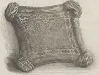 Picture 138 of 162 from Complete guide to the work-table : containing instructions in Berlin work, crochet, drawn-thread work, embroidery, knitting, knotting or macrame, lace, netting, poonah painting, & tatting, with numerous illustrations and coloured designs (1884), leaf 122