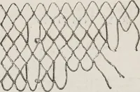 An illustration from Complete guide to the work-table : containing instructions in Berlin work, crochet, drawn-thread work, embroidery, knitting, knotting or macrame, lace, netting, poonah painting, & tatting, with numerous illustrations and coloured designs (1884)