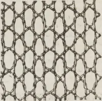 An illustration from Complete guide to the work-table : containing instructions in Berlin work, crochet, drawn-thread work, embroidery, knitting, knotting or macrame, lace, netting, poonah painting, & tatting, with numerous illustrations and coloured designs (1884)