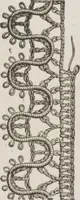 An illustration from Complete guide to the work-table : containing instructions in Berlin work, crochet, drawn-thread work, embroidery, knitting, knotting or macrame, lace, netting, poonah painting, & tatting, with numerous illustrations and coloured designs (1884)
