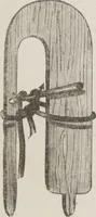 An illustration from Complete guide to the work-table : containing instructions in Berlin work, crochet, drawn-thread work, embroidery, knitting, knotting or macrame, lace, netting, poonah painting, & tatting, with numerous illustrations and coloured designs (1884)
