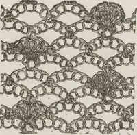 Picture 32 of 162 from Complete guide to the work-table : containing instructions in Berlin work, crochet, drawn-thread work, embroidery, knitting, knotting or macrame, lace, netting, poonah painting, & tatting, with numerous illustrations and coloured designs (1884), leaf 23