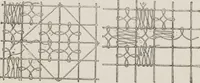 An illustration from Complete guide to the work-table : containing instructions in Berlin work, crochet, drawn-thread work, embroidery, knitting, knotting or macrame, lace, netting, poonah painting, & tatting, with numerous illustrations and coloured designs (1884)