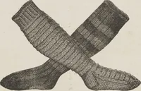An illustration from Complete guide to the work-table : containing instructions in Berlin work, crochet, drawn-thread work, embroidery, knitting, knotting or macrame, lace, netting, poonah painting, & tatting, with numerous illustrations and coloured designs (1884)