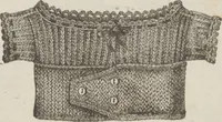 An illustration from Complete guide to the work-table : containing instructions in Berlin work, crochet, drawn-thread work, embroidery, knitting, knotting or macrame, lace, netting, poonah painting, & tatting, with numerous illustrations and coloured designs (1884)