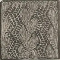 An illustration from Complete guide to the work-table : containing instructions in Berlin work, crochet, drawn-thread work, embroidery, knitting, knotting or macrame, lace, netting, poonah painting, & tatting, with numerous illustrations and coloured designs (1884)