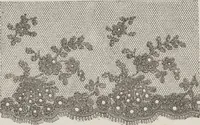 An illustration from Complete guide to the work-table : containing instructions in Berlin work, crochet, drawn-thread work, embroidery, knitting, knotting or macrame, lace, netting, poonah painting, & tatting, with numerous illustrations and coloured designs (1884)