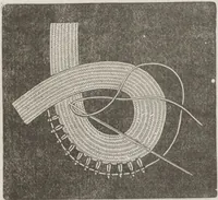 An illustration from Complete guide to the work-table : containing instructions in Berlin work, crochet, drawn-thread work, embroidery, knitting, knotting or macrame, lace, netting, poonah painting, & tatting, with numerous illustrations and coloured designs (1884)