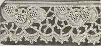 An illustration from Complete guide to the work-table : containing instructions in Berlin work, crochet, drawn-thread work, embroidery, knitting, knotting or macrame, lace, netting, poonah painting, & tatting, with numerous illustrations and coloured designs (1884)