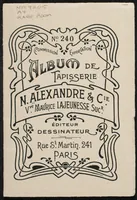 Picture 1 of 5 from Album de tapisserie (1870), leaf 0