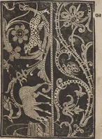 An illustration from Schön newes Modelbuch, von 540. schönen auszerwehlten Künstlichen, so wol Italiänischen, Französischen, Ni-derländischen, Engelländischen, als Teutschen Mödeln (1622)