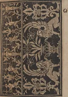 An illustration from Schön newes Modelbuch, von 540. schönen auszerwehlten Künstlichen, so wol Italiänischen, Französischen, Ni-derländischen, Engelländischen, als Teutschen Mödeln (1622)