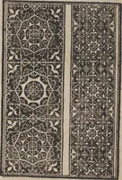 An illustration from Schön newes Modelbuch, von 540. schönen auszerwehlten Künstlichen, so wol Italiänischen, Französischen, Ni-derländischen, Engelländischen, als Teutschen Mödeln (1622)