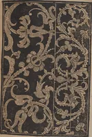 An illustration from Schön newes Modelbuch, von 540. schönen auszerwehlten Künstlichen, so wol Italiänischen, Französischen, Ni-derländischen, Engelländischen, als Teutschen Mödeln (1622)