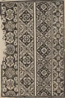 An illustration from Schön newes Modelbuch, von 540. schönen auszerwehlten Künstlichen, so wol Italiänischen, Französischen, Ni-derländischen, Engelländischen, als Teutschen Mödeln (1622)