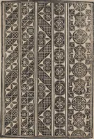 An illustration from Schön newes Modelbuch, von 540. schönen auszerwehlten Künstlichen, so wol Italiänischen, Französischen, Ni-derländischen, Engelländischen, als Teutschen Mödeln (1622)
