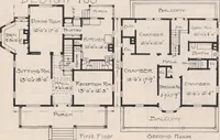 An illustration from Keith's architectural studies, no.8 (1905)
