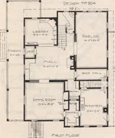 An illustration from Keith's architectural studies, no.8 (1905)