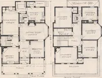 An illustration from Keith's architectural studies, no.8 (1905)
