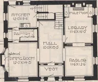 An illustration from Keith's architectural studies, no.8 (1905)