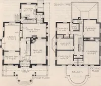 An illustration from Keith's architectural studies, no.8 (1905)