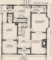 An illustration from Keith's architectural studies, no.8 (1905)