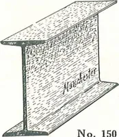 An illustration from Manchester Iron Works, architectural, structural, ornamental iron and steel. (1916)
