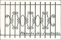 An illustration from Manchester Iron Works, architectural, structural, ornamental iron and steel. (1916)