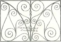 An illustration from Manchester Iron Works, architectural, structural, ornamental iron and steel. (1916)