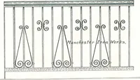 An illustration from Manchester Iron Works, architectural, structural, ornamental iron and steel. (1916)