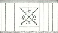 An illustration from Manchester Iron Works, architectural, structural, ornamental iron and steel. (1916)